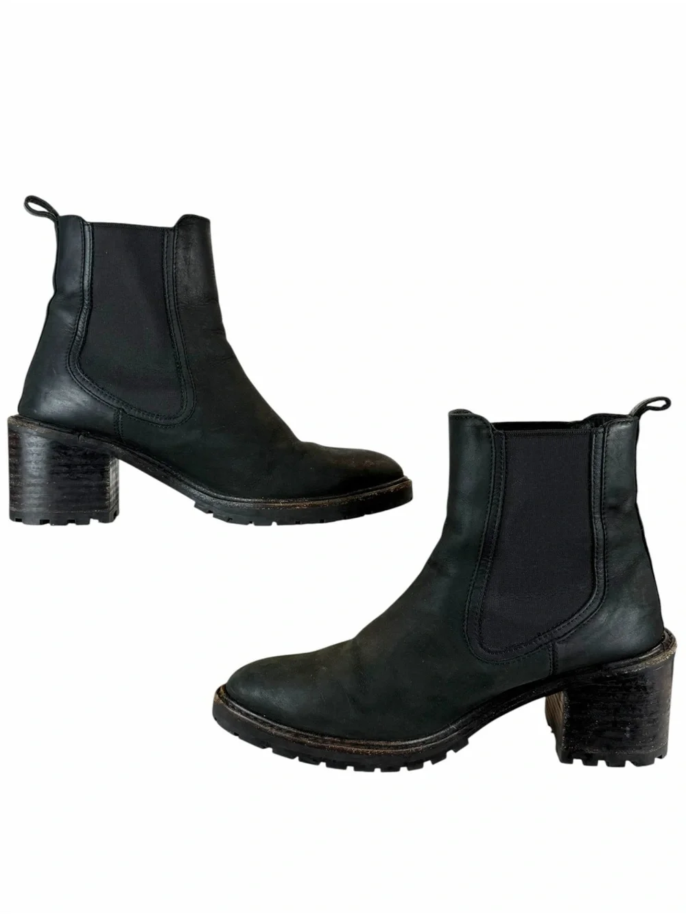 Thursday Boot Co Everyday Knockout Chelsea High Block Heel Water Resistant Boot